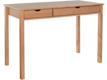 Schreibtisch >Genova<mit 2 Schubladen in Natur,...