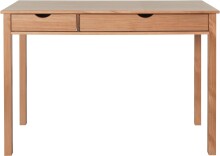 Schreibtisch >Genova<mit 2 Schubladen in Natur, Kiefer/MDF - 120x80x60cm (BxHxT)