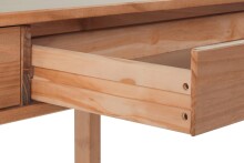 Schreibtisch >Genova<mit 2 Schubladen in Natur, Kiefer/MDF - 120x80x60cm (BxHxT)