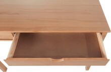 Schreibtisch >Genova<mit 2 Schubladen in Natur, Kiefer/MDF - 120x80x60cm (BxHxT)