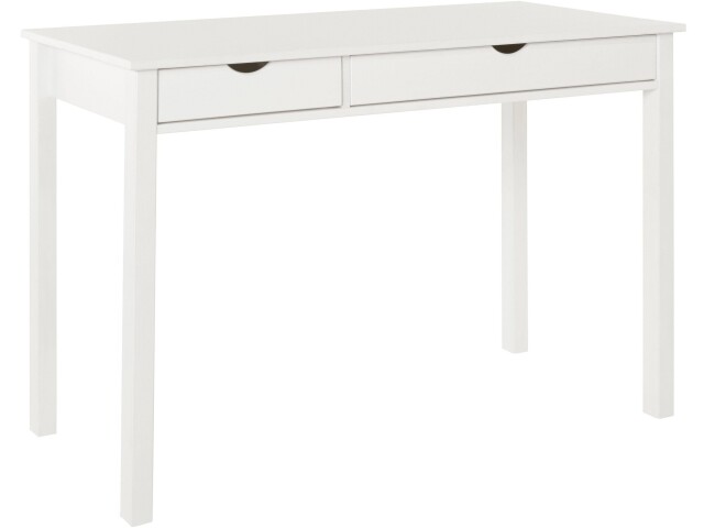 Schreibtisch >Genova< in Weiß, Kiefer/MDF - 120x80x60cm (BxHxT)