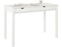Schreibtisch >Genova< in Weiß, Kiefer/MDF - 120x80x60cm (BxHxT)