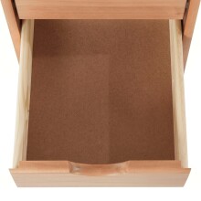 Schubkastenkommode >Genova< 6 Schubladen, Kiefer natur - 34x66x39cm (BxHxT)