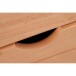 Schubkastenkommode >Genova< 6 Schubladen, Kiefer natur - 34x66x39cm (BxHxT)