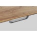 Kommode >Essen< 2 Türen in Weiß / Eiche-Optik, Spanplatte/MDF - 80x75x40cm (BxHxT)