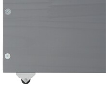 Bettschubkasten >Athen< in Grau, Kiefer - 196x20x94cm (BxHxT)