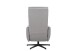 Relaxsessel >Köln< inkl. Verstellungen, Grau, Stoff/Metall - 67x112x85cm (BxHxT)
