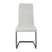 Freischwinger >Chicago< (2er-Set) in Creme-weiss, Stoff - 45x97x61cm (BxHxT)