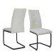 Freischwinger >Chicago< (2er-Set) in Creme-weiss, Stoff - 45x97x61cm (BxHxT)