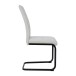 Freischwinger >Chicago< (2er-Set) in Creme-weiss, Stoff - 45x97x61cm (BxHxT)