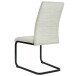 Freischwinger >Chicago< (2er-Set) in Creme, Stoff - 45x97x61cm (BxHxT)