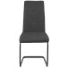 Freischwinger >Chicago< (2er-Set) in Anthrazit, Stoff - 45x97x61cm (BxHxT)
