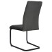 Freischwinger >Chicago< (2er-Set) in Anthrazit, Stoff - 45x97x61cm (BxHxT)