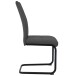 Freischwinger >Chicago< (2er-Set) in Anthrazit, Stoff - 45x97x61cm (BxHxT)