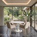 Armlehnstuhl >Cordoba< (2er-Set) in Creme, Stoff - 57x85x59cm (BxHxT)