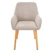 Armlehnstuhl >Cordoba< (2er-Set) in Creme, Stoff - 57x85x59cm (BxHxT)