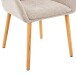 Armlehnstuhl >Cordoba< (2er-Set) in Creme, Stoff - 57x85x59cm (BxHxT)