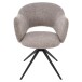 Armlehnstuhl >Cologne< (2er-Set) Drehfunktion, in Hellgrau, Stoff - 57x79x54,5cm (BxHxT)