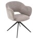 Armlehnstuhl >Cologne< (2er-Set) Drehfunktion, in Hellgrau, Stoff - 57x79x54,5cm (BxHxT)
