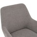 4-Fußstuhl >Constantin< (2er-Set) in Hellgrau, Stoff - 57x84,5x59cm (BxHxT)