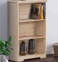 Bücherregal >Nantes< in Eicher Dekor - 73x113x32cm (BxHxT)
