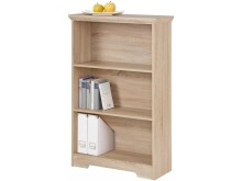 Bücherregal >Nantes< in Eicher Dekor - 73x113x32cm (BxHxT)