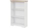 Bücherregal >Nantes< in Eiche Dekor / Weiß - 73x113x32cm (BxHxT)