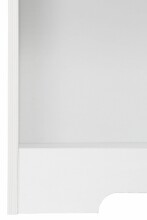 Bücherregal >Nantes< in Eiche Dekor / weiß - 75x180x32cm (BxHxT)