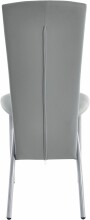4-Fußstuhl >Nice< (2er-Set) in Grau, Polyurethan - 45x96x53cm (BxHxT)