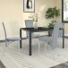 4-Fußstuhl >Nice< (2er-Set) in Grau, Polyurethan - 45x96x53cm (BxHxT)