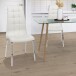 4-Fußstuhl >Lienz< (2er-Set) in Weiß, Polyurethan - 43x98x60cm (BxHxT)
