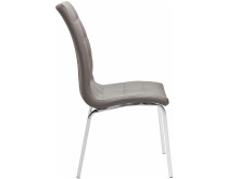 4-Fußstuhl >Lienz< (2er-Set) in Braun, Polyurethan - 43x98x60cm (BxHxT)