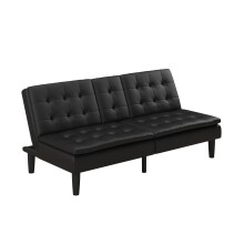 Schlafsofa >Manchester< 3-Sitzer aus PU-Kunstleder,...