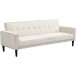 Schlafsofa >Aarhus< in Creme, Cord - 213x81x86cm (BxHxT)