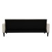 Schlafsofa >Aarhus< in Creme, Cord - 213x81x86cm (BxHxT)
