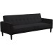 Schlafsofa >Aarhus< in Anthrazit, Cord - 213x81x86cm (BxHxT)