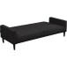 Schlafsofa >Aarhus< in Anthrazit, Cord - 213x81x86cm (BxHxT)