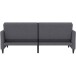 Schlafsofa >Hannover< in Leinenoptik Grau - 203x82x83 (BxHxT)