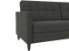 Schlafsofa >Hannover<i n Leinenoptik, Anthrazit - 203x82x83 (BxHxT)