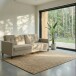 Schlafsofa >Hannover< in Leinenoptik, Cappuccino - 203x82x83 (BxHxT)