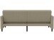 Schlafsofa >Hannover< in Leinenoptik, Cappuccino - 203x82x83 (BxHxT)