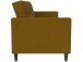 Schlafsofa >Hannover< Bezug Leinen, Curry - 203x82x83 (BxHxT)