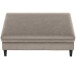 Hocker >Hannover< mit Stauraum, in Taupe, Samt - 130x43x69cm (BxHxT)