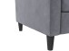 Schlafsofa >Palermo< in Anthrazit, Samt - 207x86x86cm (BxHxT)