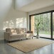 Schlafsofa >Palermo< in Taupe, Samt - 207x86x86cm (BxHxT)
