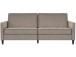 Schlafsofa >Palermo< in Taupe, Samt - 207x86x86cm (BxHxT)