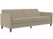 Schlafsofa >Palermo< in Leinenoptik, Cappuccino- 207x86x86 (BxHxT)