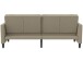 Schlafsofa >Palermo< in Leinenoptik, Cappuccino- 207x86x86 (BxHxT)