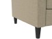 Schlafsofa >Palermo< in Leinenoptik, Cappuccino- 207x86x86 (BxHxT)