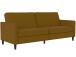 Schlafsofa >Palermo< in Leinenoptik, Curry - 207x86x86 (BxHxT)